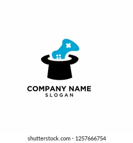 gaming magic logo icon designs vector