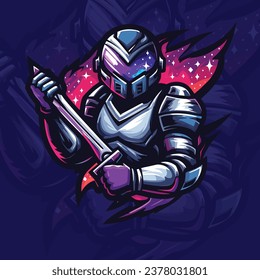 Gaming Mascot Logo Design Vector