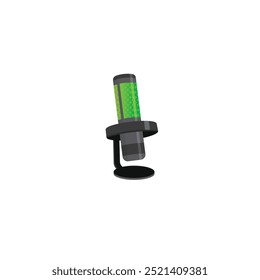 Gaming-Mikrofon Symbol flache Vektordesign