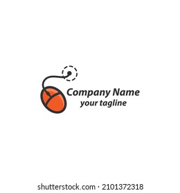Gaming Modern Logo. Mouse Icon Vector Isolated white background.EPS 10