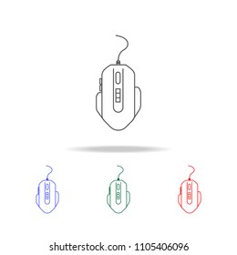 gaming mouse icon. Elements of game life in multi colored icons. Premium quality graphic design icon. Simple icon for websites, web design, mobile app on white background