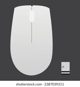 Vektorgrafik-Symbol der Gaming-Maus