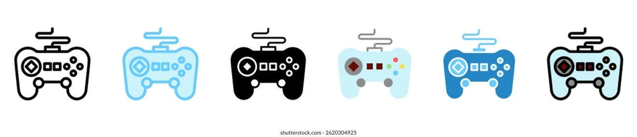 Gaming multi style, mini illustration icon. use for modern concept, print, UI, UX kit, web and app development. Vector EPS 10, related to entertainment, festival, funfair and hobbies