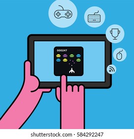Gaming on Tablet