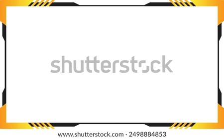 Gaming overlay frame design, gaming frame