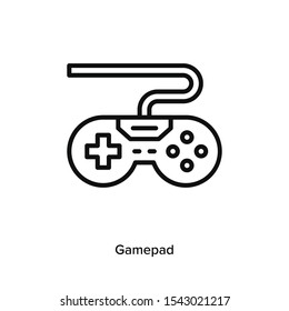 Gaming Pad Consol Vector Icon