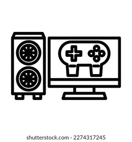 Gaming Pc Icon Design For Personal And Commercial Use