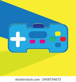 gaming remote flat vector icon