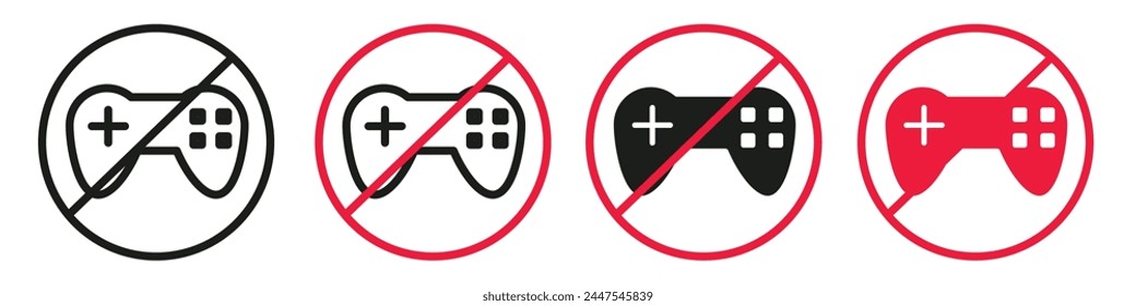 Gaming Restriction Icon for Enforcing No Play Rules