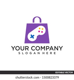 gaming shop logo design modern