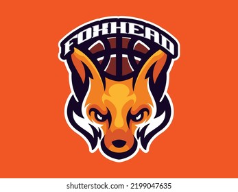 Gaming Sport and e-sport Team Mascot Logo , Fox Head Logo illustration