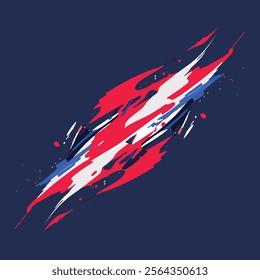 Gaming sports background striking stripes electric banner vector illustration design blue red pattern modern abstract concept