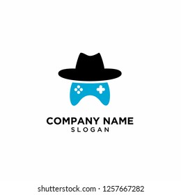 Gaming Spy Detective Logo Icon Designs Stock Vector (Royalty Free