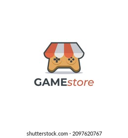 Gaming Store Logo .Game Shop Logo Template Design Vector . Gaming Party Shop . video game shop logo template vector