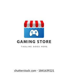 Gaming Store Logo Vector Icon Illustration