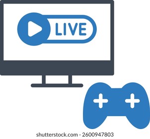   Gaming Streamer  illustration with isolated background 