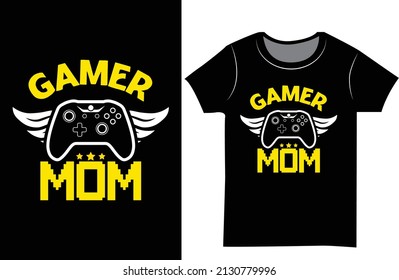 Gaming t shirt design. Birthday gift for boy gamer t shirt design.