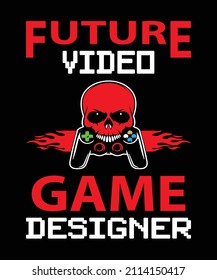 gaming t shirt design, game, gamer, video game t shirt design, apparel trendy, design with glitchy gamepad, typography, print, vector illustration. Global swatches. graphic, shirt, controller, design