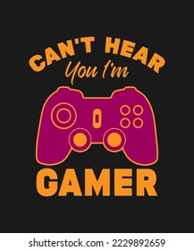 gaming t shirt design, Game Quote and Saying, gaming Vector design for poster,