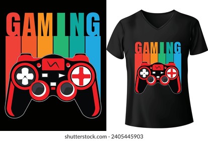 gaming t shirt design
Game over T-shirt Design vector