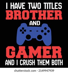 Gaming T Shirt Design Image