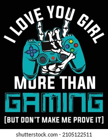 Gaming t shirt design and print template. Easy to editable and high quality file.