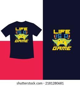 Gaming t shirt design - gaming t shirt design template