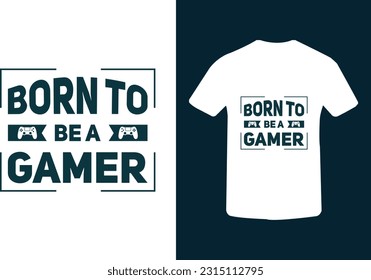gaming t shirt design, typography t shirt design