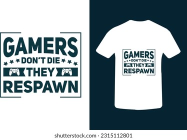 gaming t shirt design, typography t shirt design