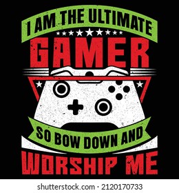 Diseño de camisetas para juegos y gráficos vectores para juegos