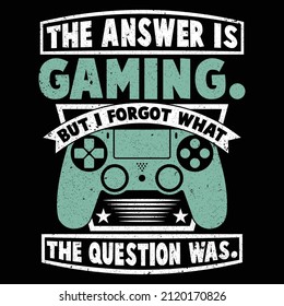 Gaming T shirt Design and gaming Vector Graphics