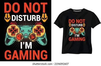 Gaming t shirt Design Vector