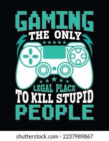 Gaming t shirt design, Vector, Retro,typography, vintage gaming gamer t shirt design.
