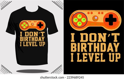Gaming T shirt design or vector 