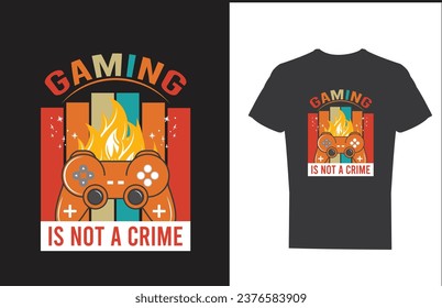 Diseño de camisetas de juegos y vector