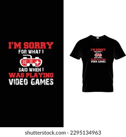 Vector de diseño de camisas T de juegos