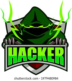 Gaming team logo vector illustration