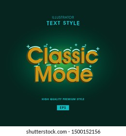 Gaming text style with glowing effect neon light vector eps 10