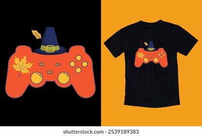 Gaming Thanksgiving t shirt, Thanksgiving day t shirt design