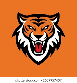 Gaming tiger Face Logo Illustrations and Vectors