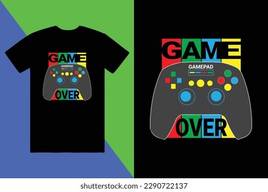 gaming t-shirt design, custom t-shirt design, t-shirt design