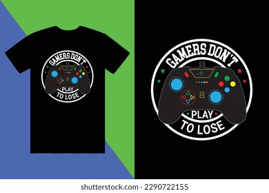 gaming t-shirt design, custom t-shirt design, t-shirt design