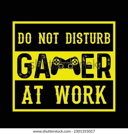 Gaming tshirt design for gamer