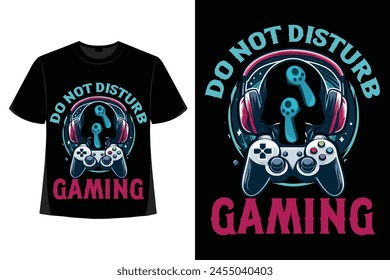 Gaming T-Shirt Design for Gamer Apparel 