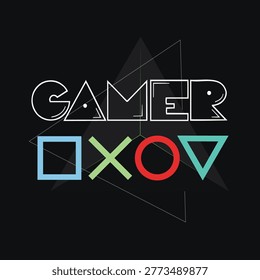 Gaming T-shirt design for gamers 