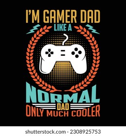 Gaming T-Shirt Design, Old School T-Shirt Design.
