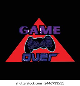 Ein Gaming-T-Shirt-Design Vorlage Design