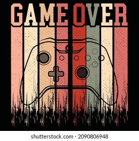 Gaming T-shirt, T-shirt design, Gaming, Gaming t-shirt vector,