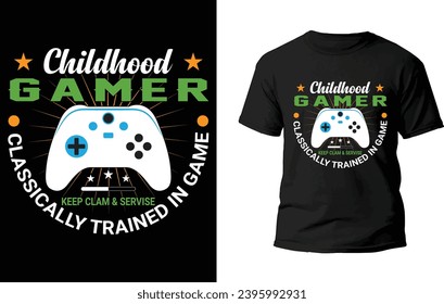 Archivo vectorial de diseño de camiseta de juegos