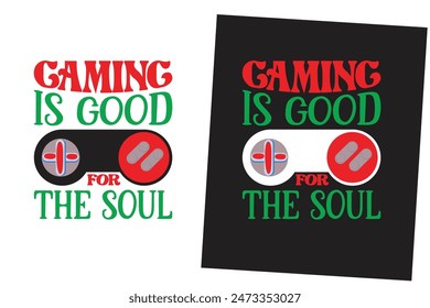 Gaming Typografie T-Shirt Design Vektorgrafik